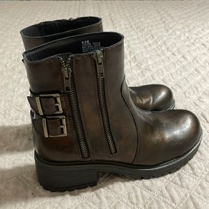 B.O.C metallic brown boots
